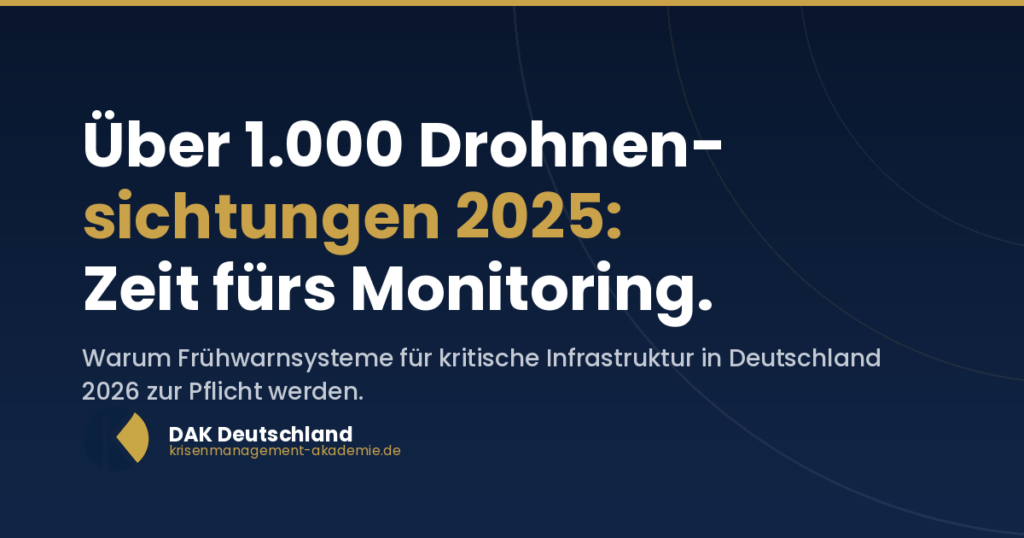 Drohnen-Bedrohungsmonitoring für Unternehmen in Deutschland – Frühwarnsystem gegen Drohnenbedrohung