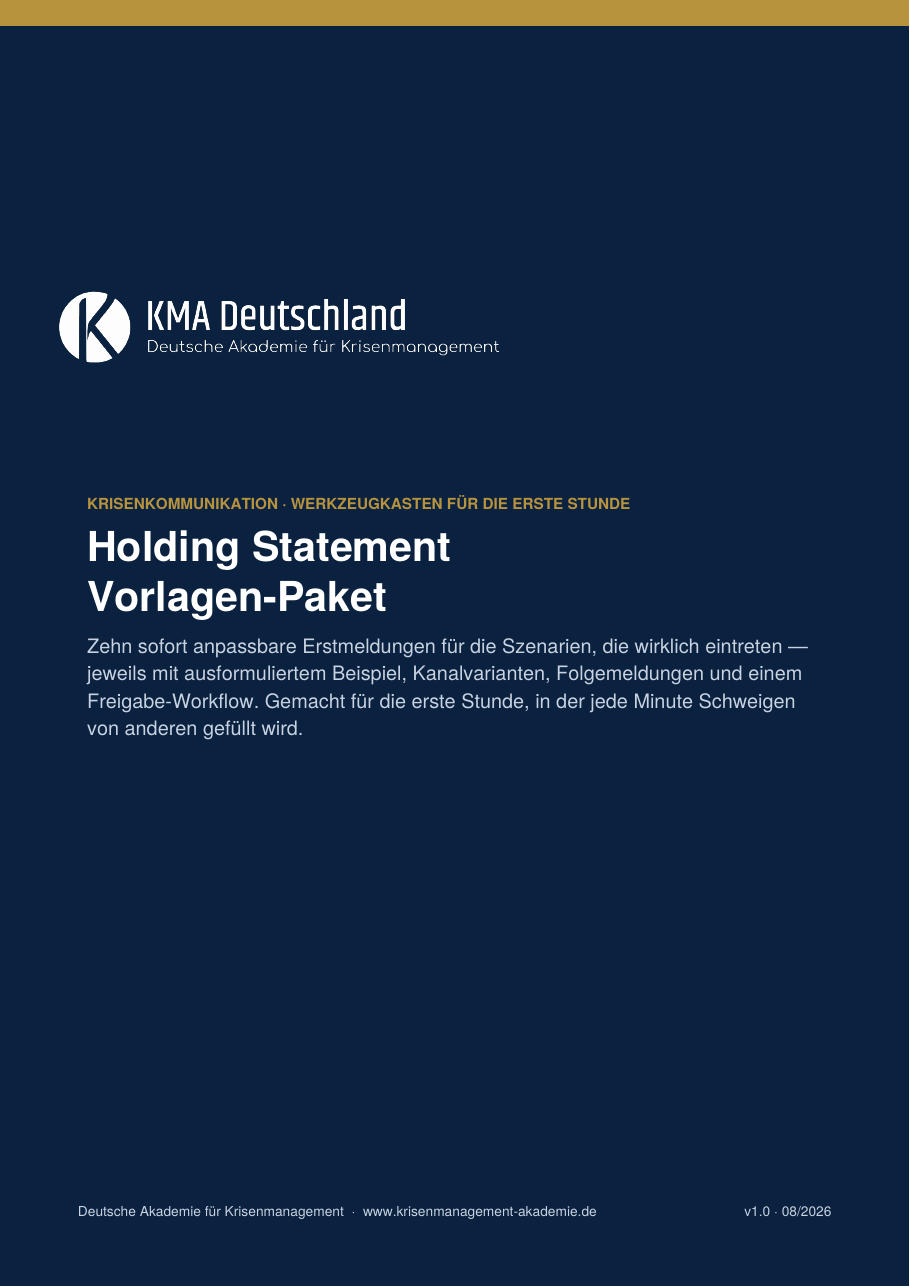 Holdingstatementvorlagenpaket — pdfcover