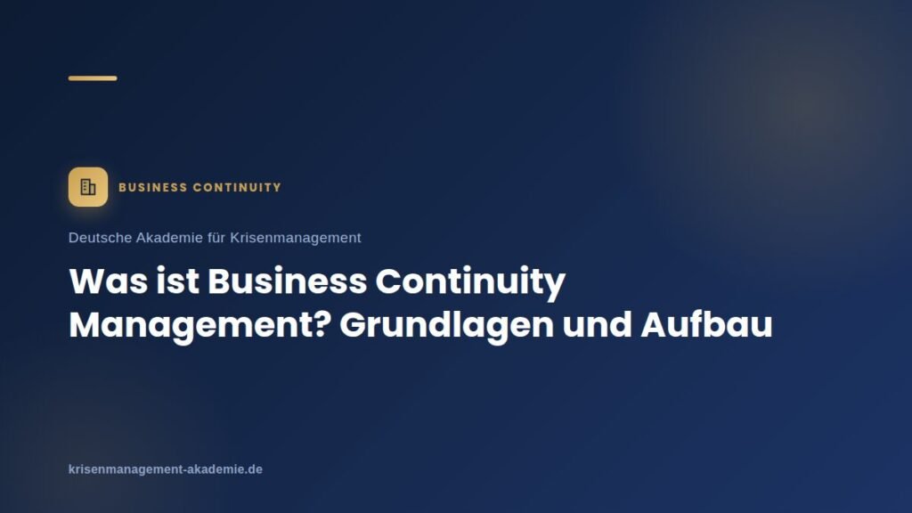 was-ist-business-continuity-management