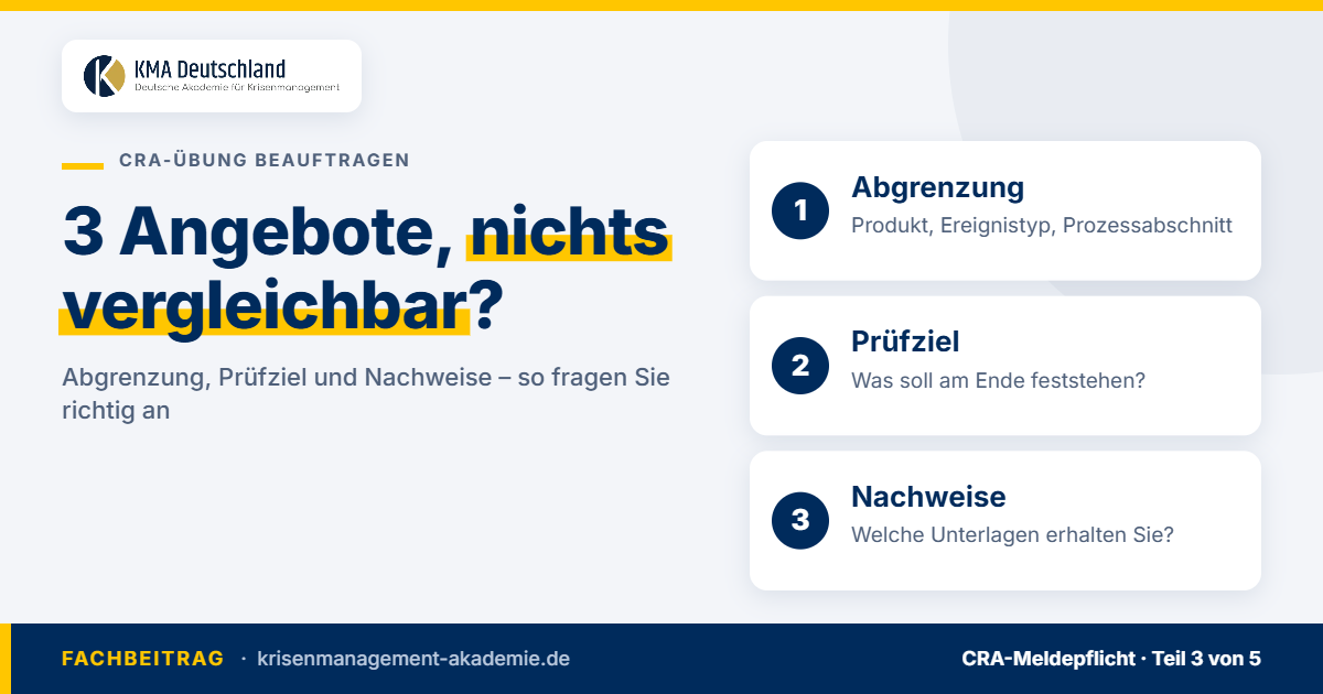 Craübung Beauftragen: Abgrenzung, Prüfziel Und Nachweise | Krisenmanagement Craübung beauftragen: abgrenzung, prüfziel und nachweise als grundlage vergleichbarer angebote. Kma deutschland.